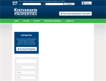 Tablet Screenshot of kikivarakisproperties.com